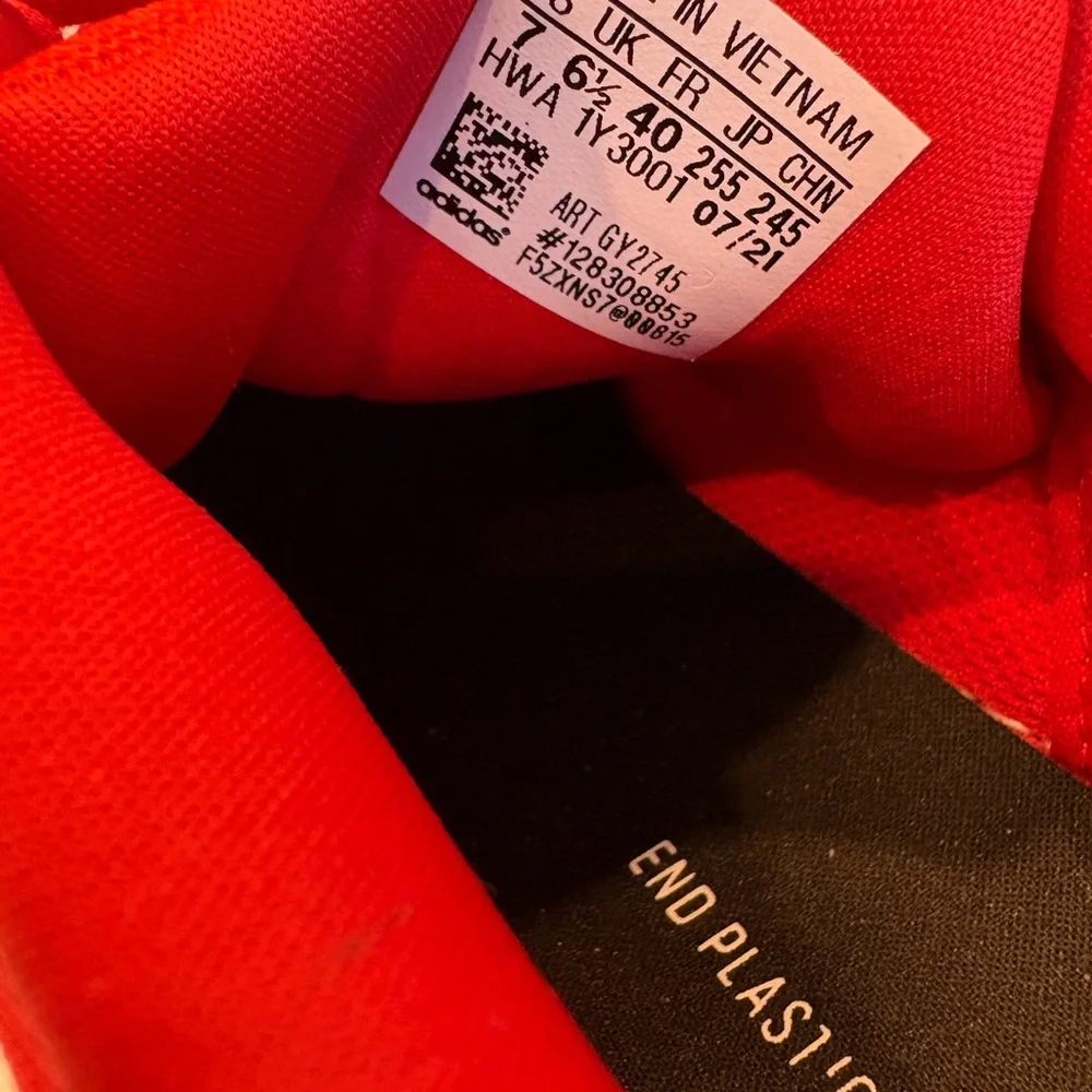 Adidas FortaRun J 'Vivid Red' running shoes - Picture 8 of 8
